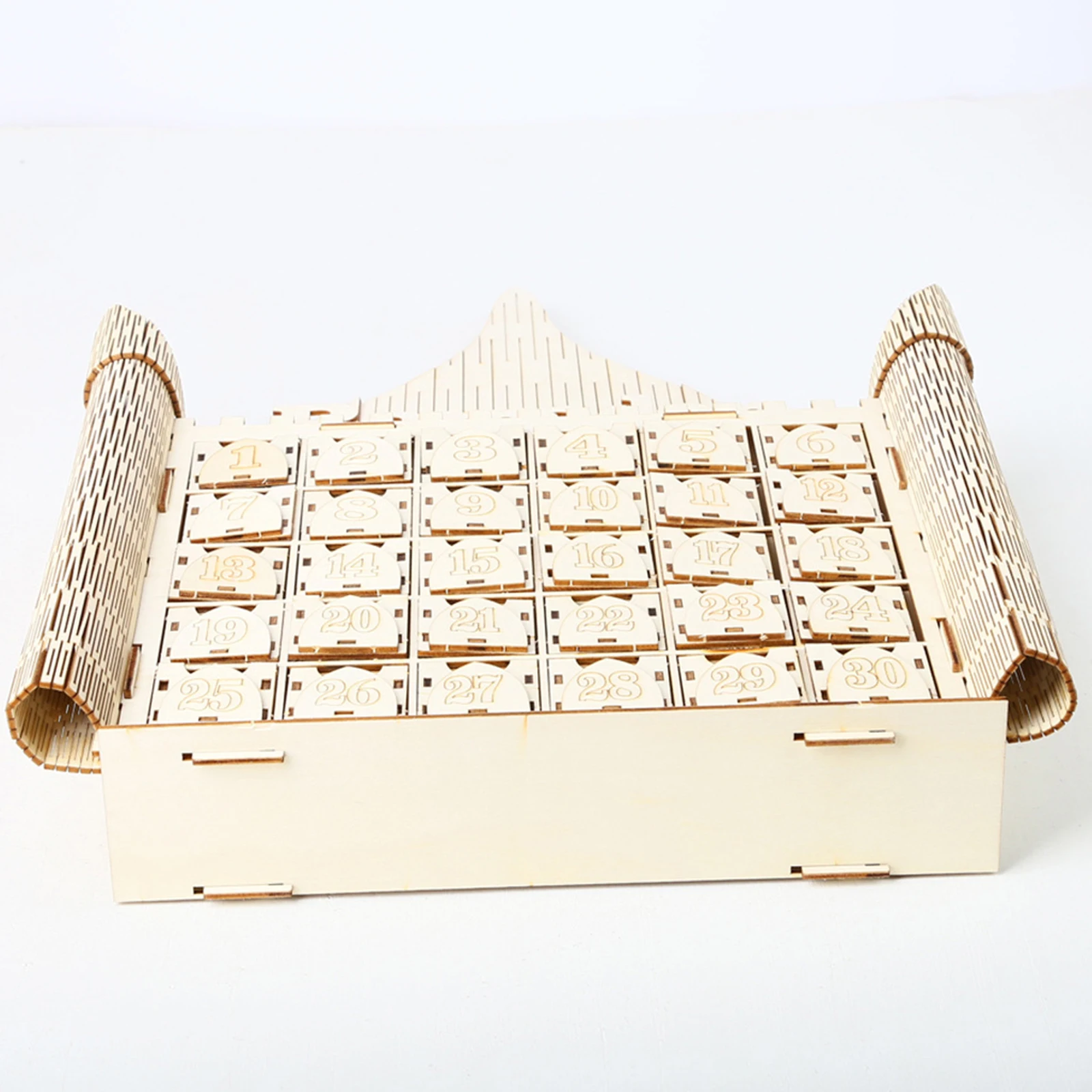 

Wooden Drawer Ramadan Decor Ornaments Eid Mubarak Advent Calendar Drawers
