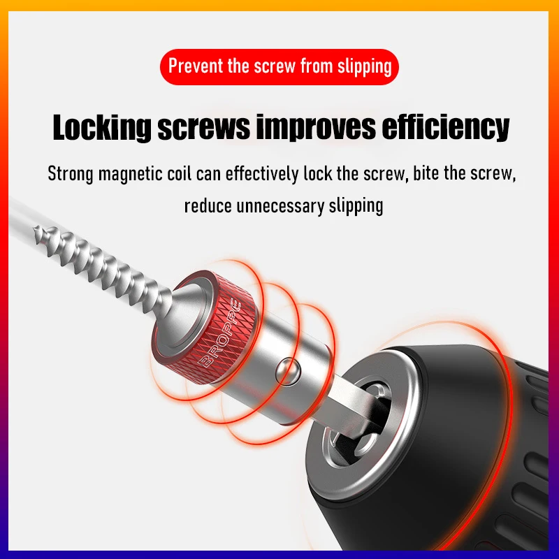 Универсальное магнитное кольцо 1/4 &quotметаллическое отвертка для хвостовика мм