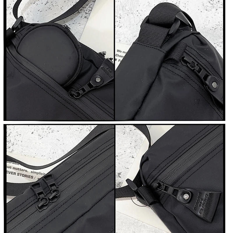 

Mihaivina Outdoor Shoulder Bags Crossbody Pack Bag For Girl Oxford Waterproof Handbag Unisex Casual Travel Small Messenger Bags