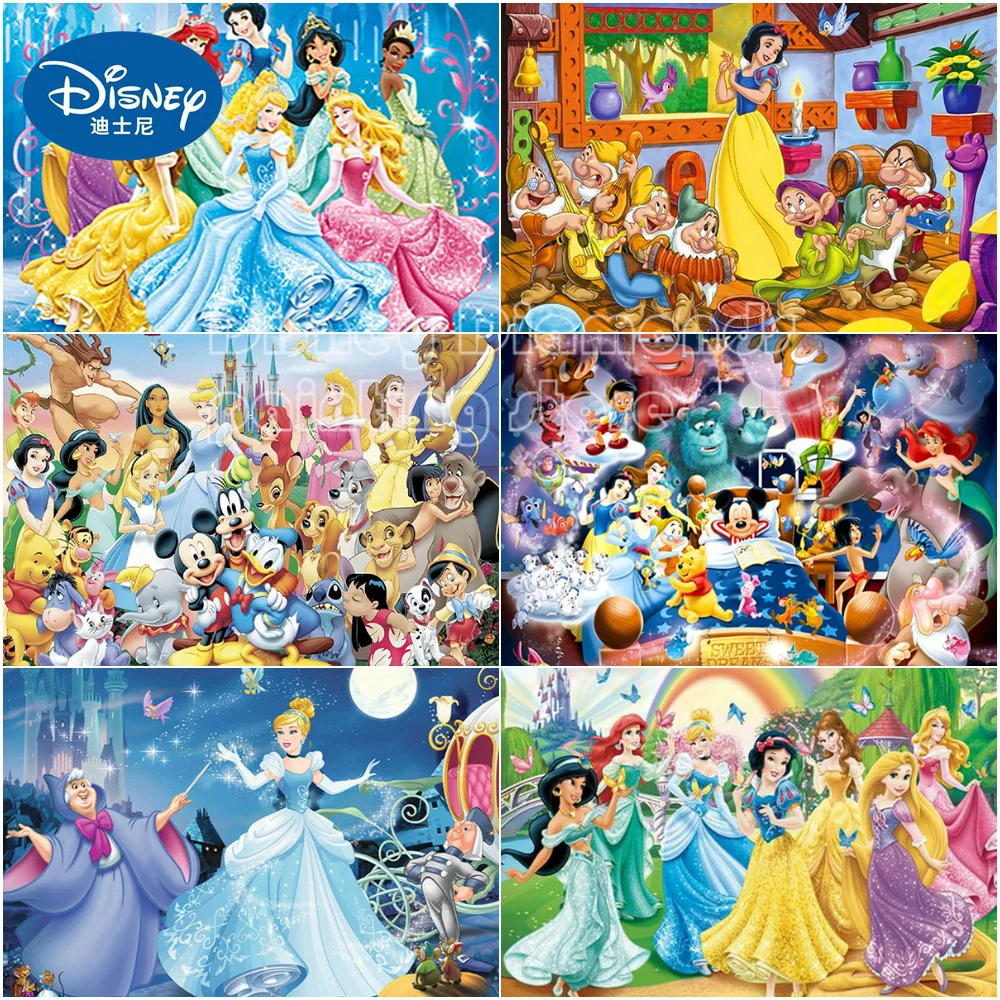 

5d Diy Digital Painting Disney Cartoon Princess Diy Digital Painting Kit Home Children Room Decoration