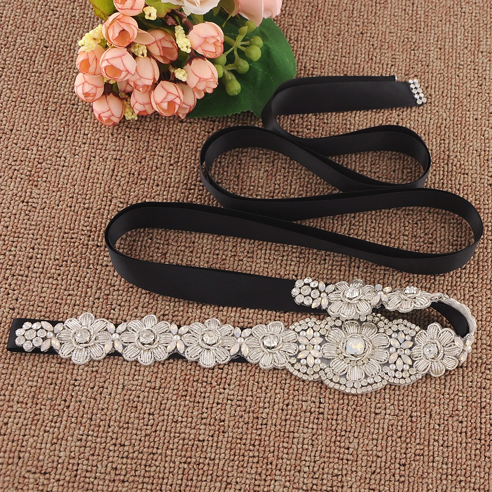 

S371 Wedding Bride Dress Belts Bridesmaid Bridal Women Party Prom Evening Dresses Accessories Belt Belt'S Moroccan Kaftan