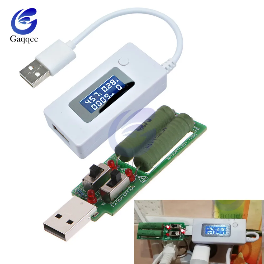 Вольтметр амперметр с ЖК дисплеем и USB детектором 3 7 в пост. Тока|Тестеры