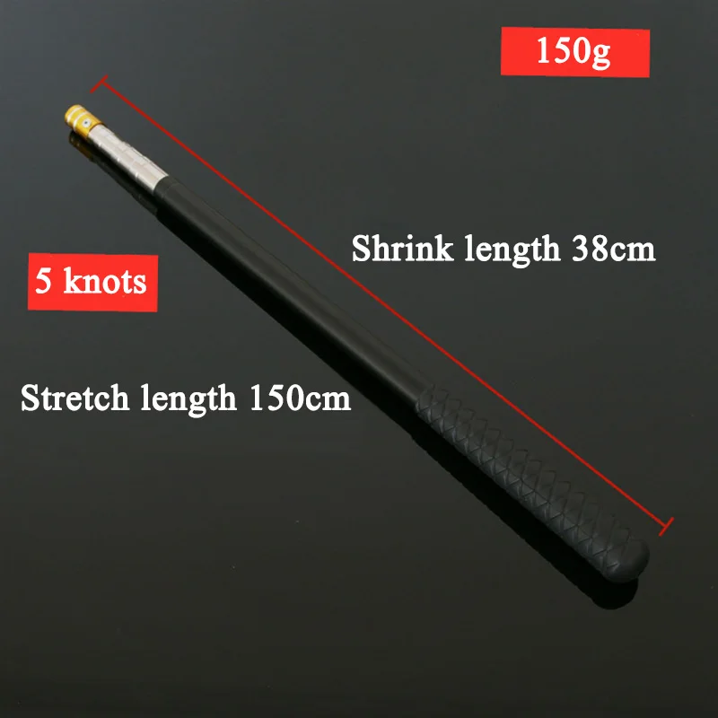 1 5 м телескопическая удочка для ловли гарпуна с нескользящей рукояткой складная