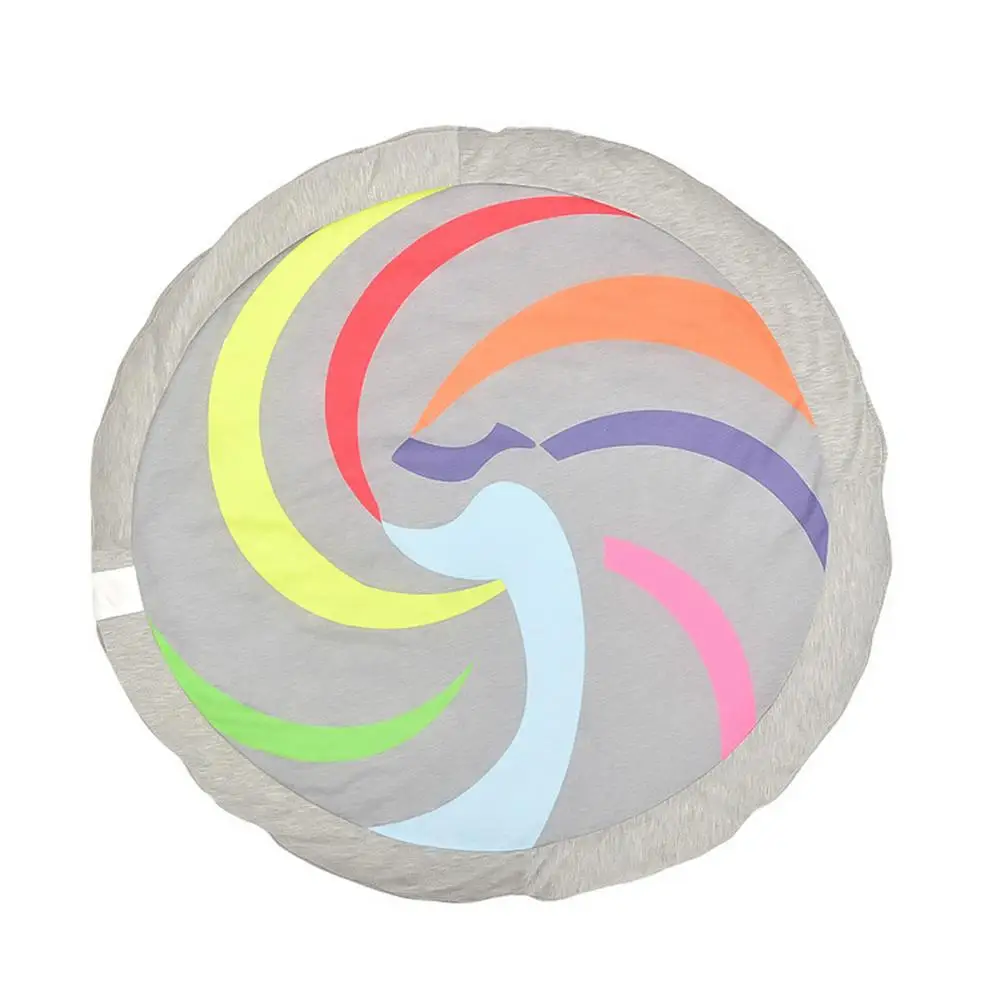 

Baby Crawling Blanket Cotton 90CM Children's Rainbow Carpets Kids Simple Style Crawling Mats Cute Color Red Animal Play Mats