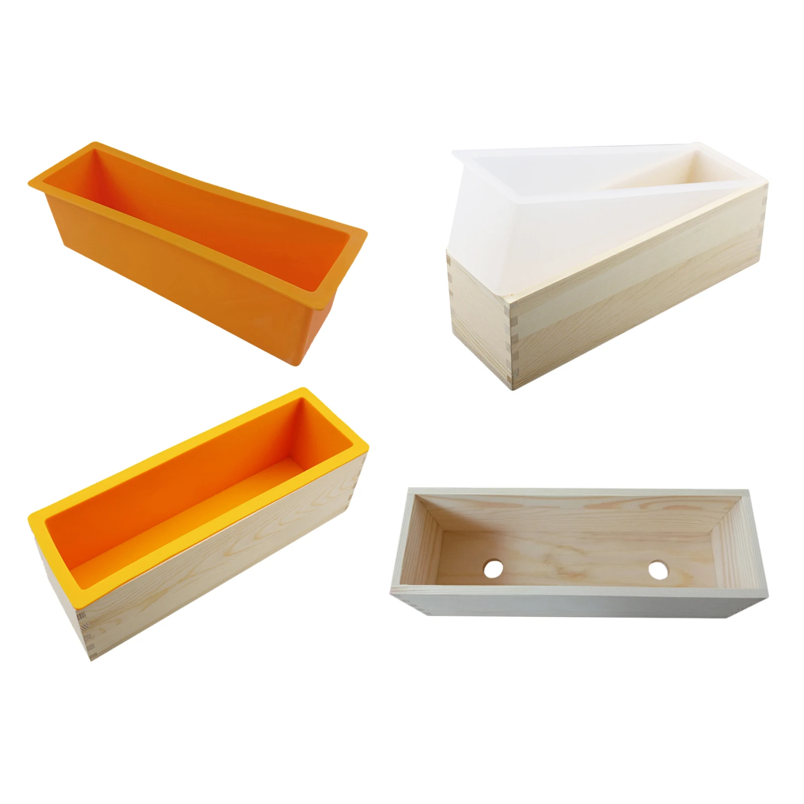 

Silicone Rectangle Soap Making Mold DIY Handmade Mould