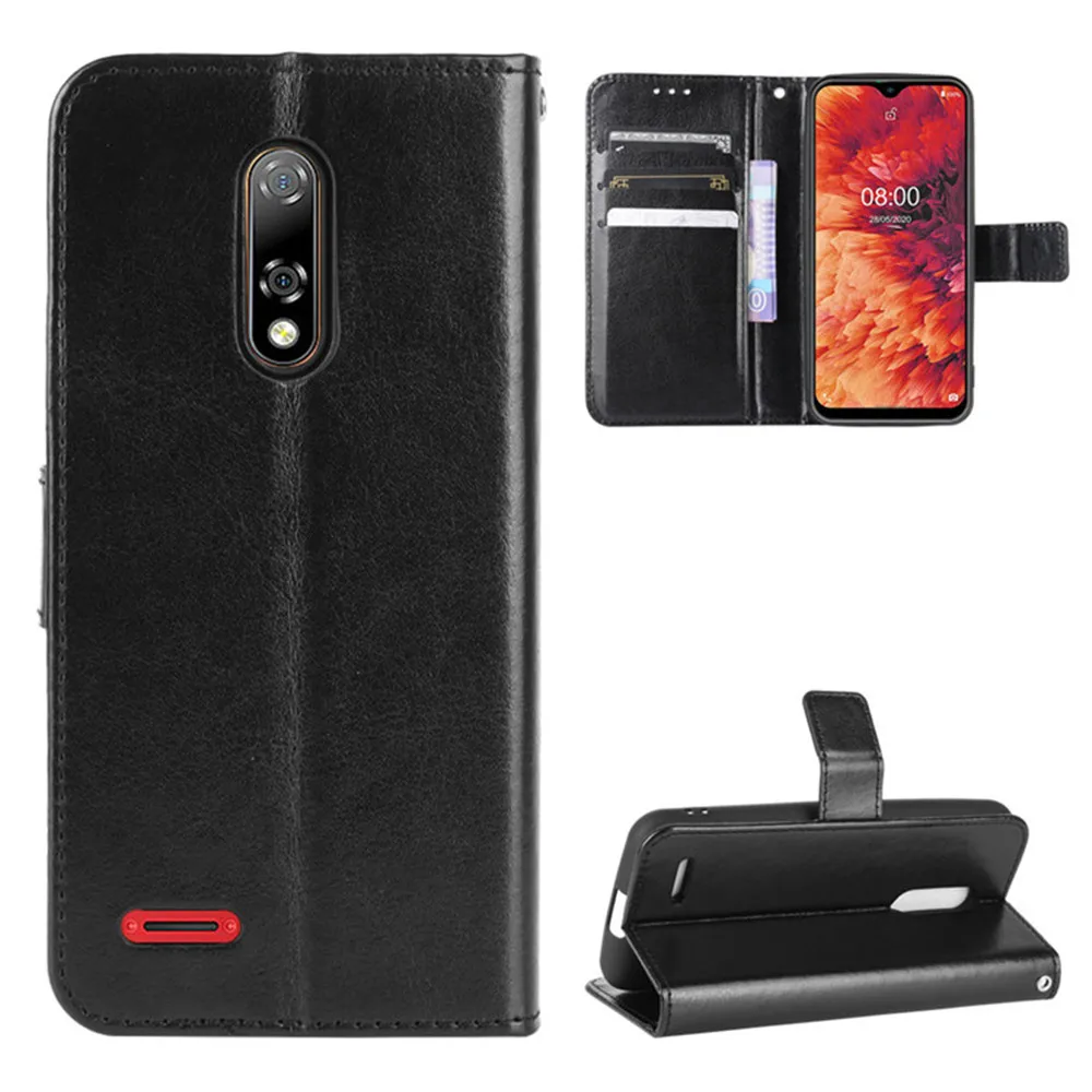 Для Ulefone Note 8P чехол Роскошный флип-кошелек из искусственной кожи со шнурком и