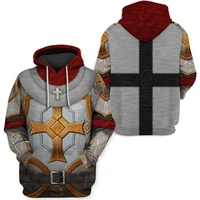 fashion men hoodie knight templar 3d printed harajuku sweatshirt unisex cosplay casual tops