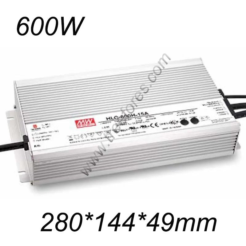MeanWell IP67 300 Вт 320 Вт 480 Вт 600 Вт светодиодный трансформатор AC90V-305V к DC 12 В 24 В CE UL SAA драйвер tuv адаптер