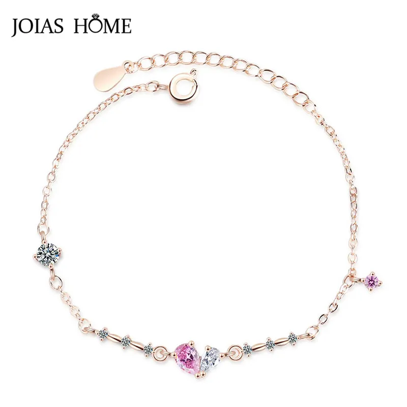 Женский браслет из серебра 925 пробы с фианитами|Гибкие и жесткие браслеты| |