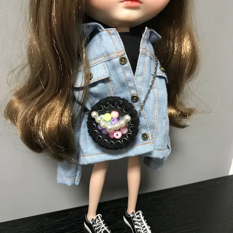 Миниатюрные 1:6 Куклы blythe Bag акриловая модная сумка для куклы licca Pullip 1/6 аксессуары