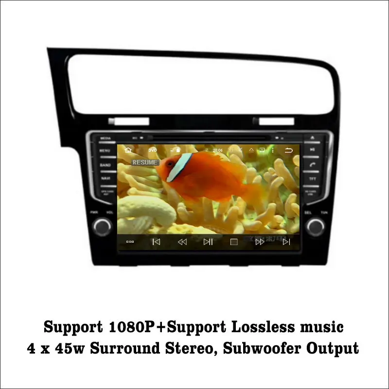 Liislee Android 7 1 2G RAM для Volkswagen VW GOLF автомобильное радио Аудио Видео Мультимедиа DVD