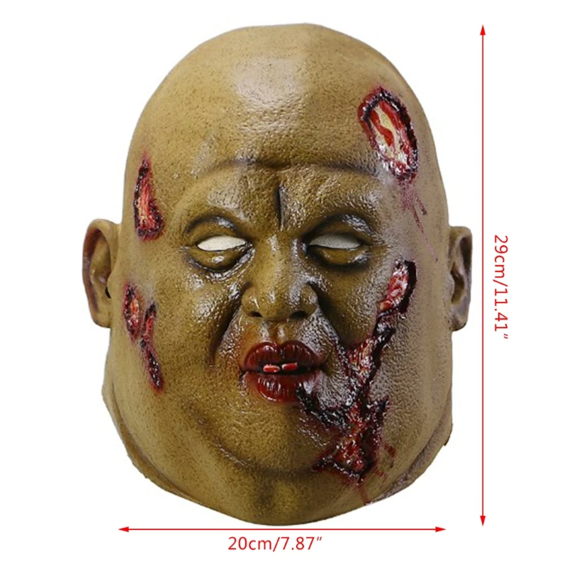 Хэллоуин жуткий страх зомби ужасный реалистичный гнилые уход за кожей лица маска