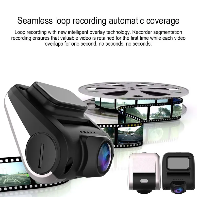 ADAS Car DVR Dash Cam Motion Detection Video Recorder Camera For Android 4.1 above auto radio dvrs Support TF Card Dashcam | Автомобили и