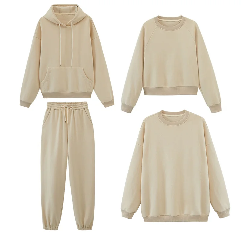 

Женские спортивные костюмы toppies, толстовки с капюшоном, флисовые толстовки оверсайз, однотонные пуловеры, куртки унисекс для пар, Осень-зима...