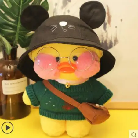 30cm Cartoon Cute LaLafanfan Cafe Duck Plush Toy Stuffed Soft Doll Animal Pillow Birthday Gift For Kids Children | Игрушки и хобби