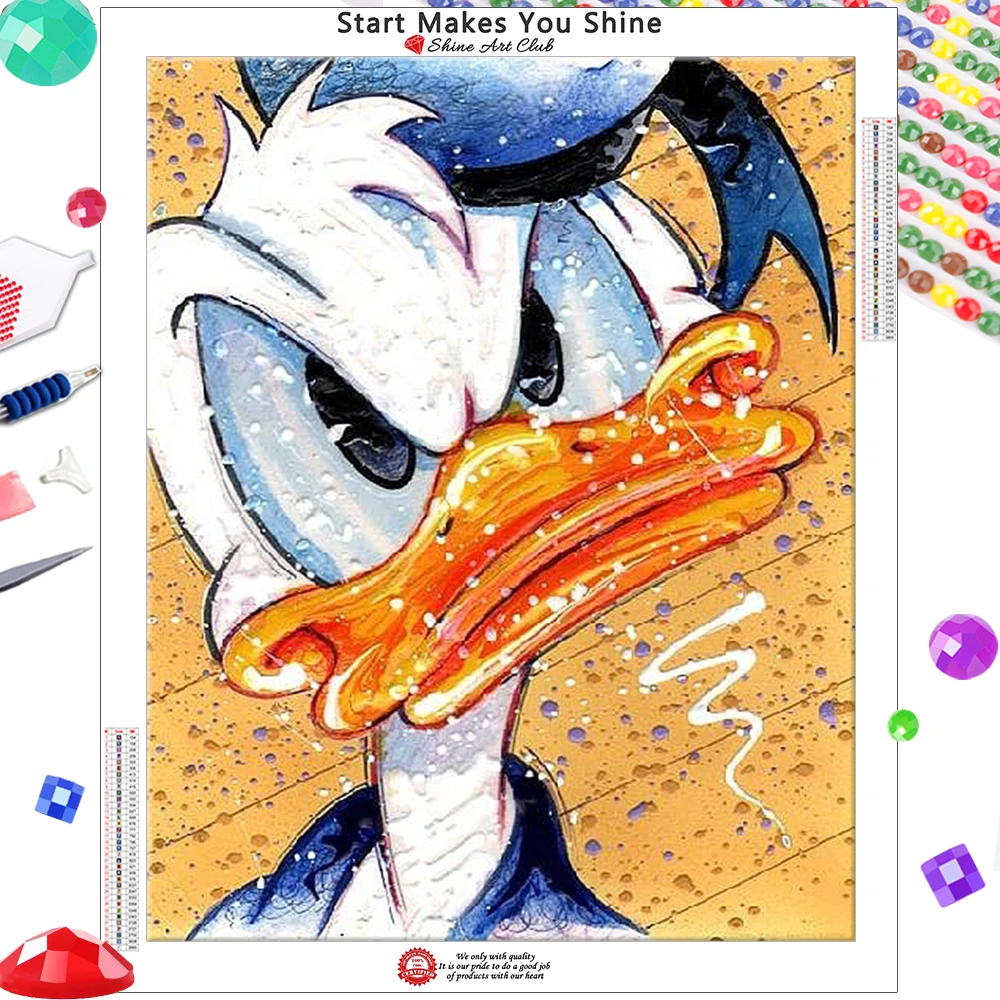 

Алмазная живопись, «Дональд Дак», «сделай сам»