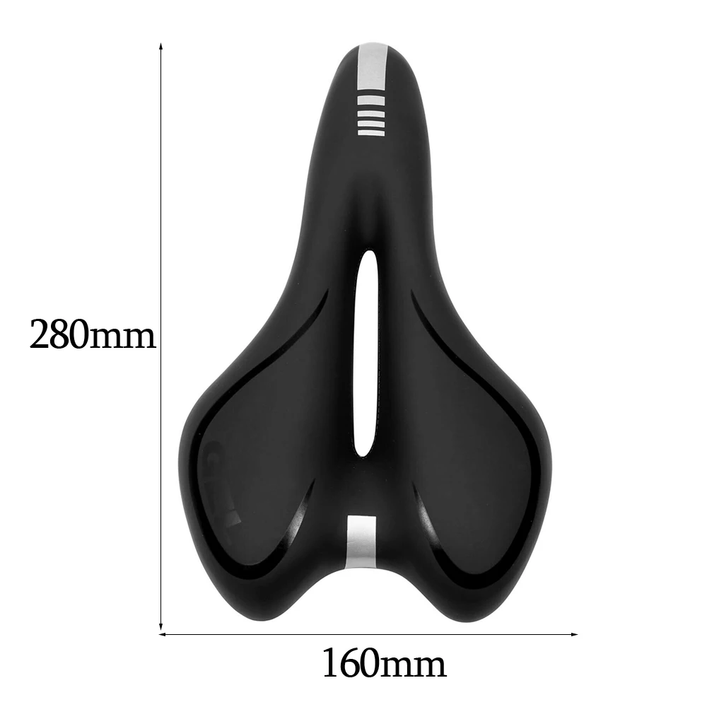 

Bike Seat Comfortable Hollow Design Bicycle Saddle Ergonomic Shock-Absorbing Universal Bike Seat Cushion Replacement