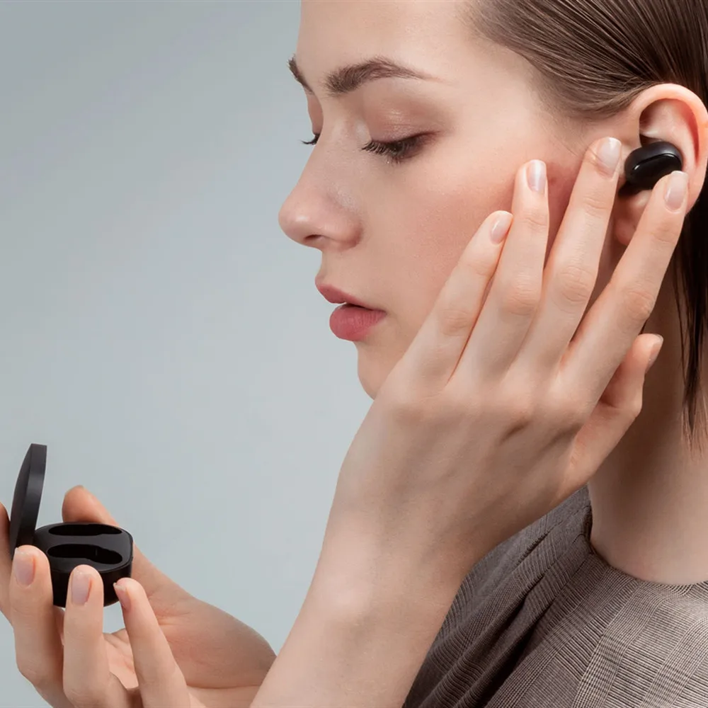 Оригинальные беспроводные наушники Xiaomi Redmi Airdots True, голосовое управление, Bluetooth 5,0, шумоподавление, управление краном, зарядная коробка, вкладыши