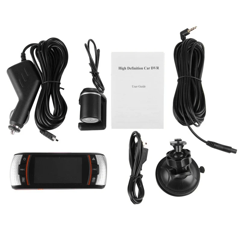 

2.7inch 1080P HD in Car GPS Dash Camera + Rear Camera