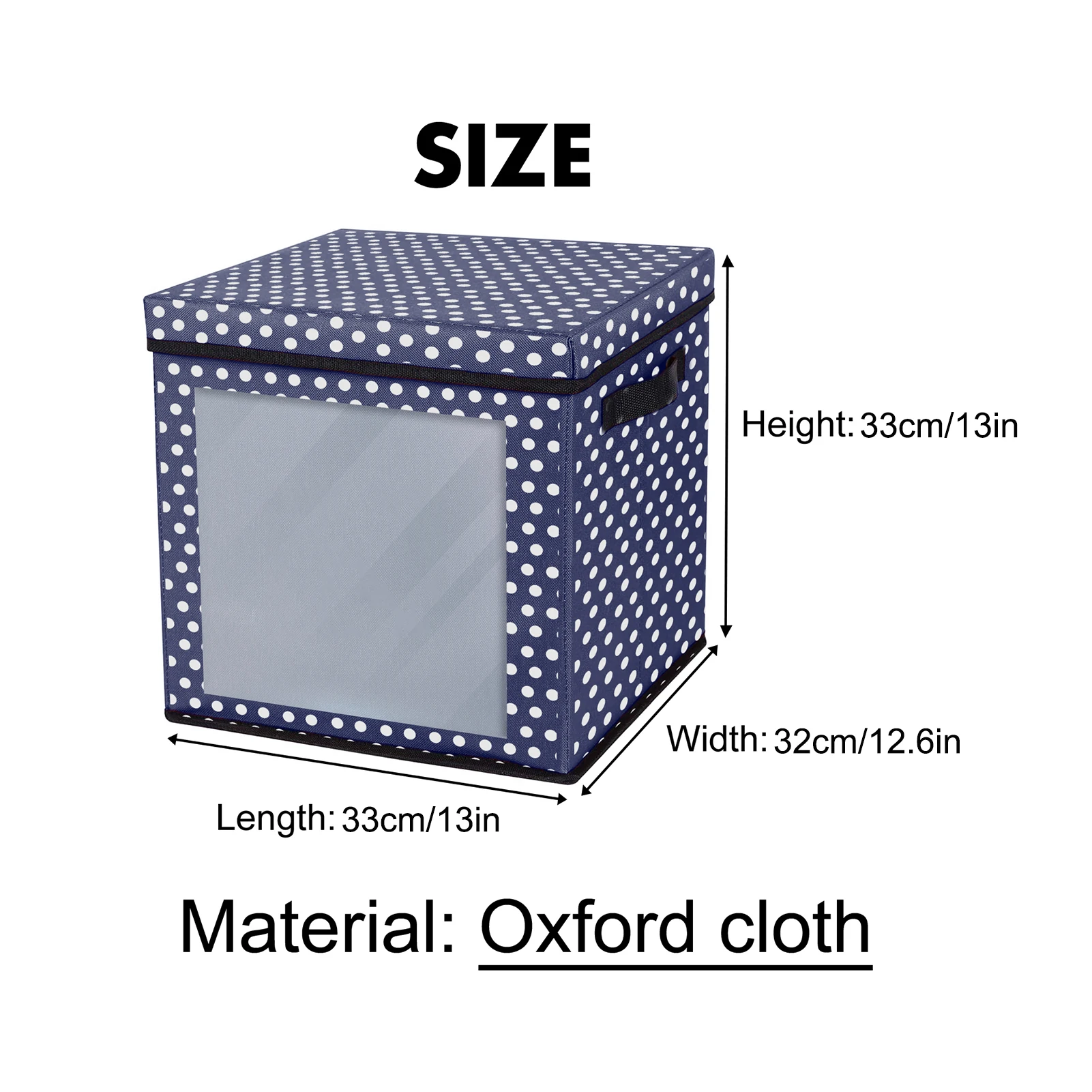 Коробка для хранения рождественских украшений с крышкой и картонными