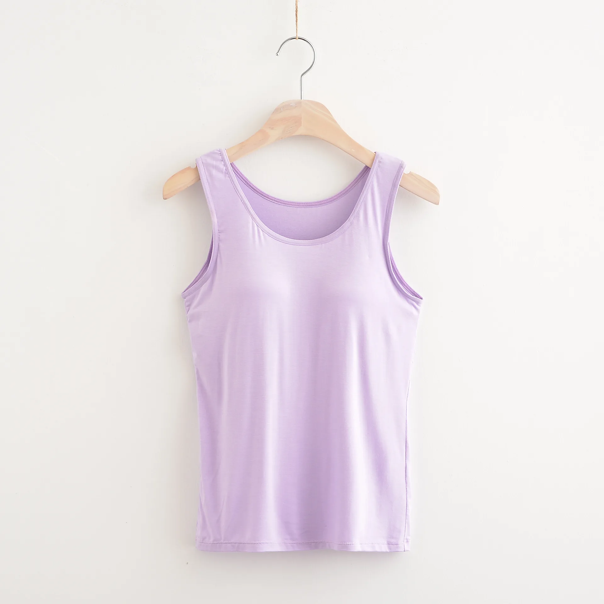 

Women Modal Vest Strap Slim Girls Tee PlusSize 2xl Sleeveless Sweet Cute Purple Ladies Tops Home Wear Camisoles Tanks Undershirt