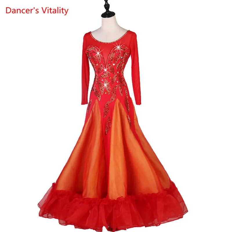 На заказ стандартные Бальные платья для женщин новая юбка с длинными рукавами