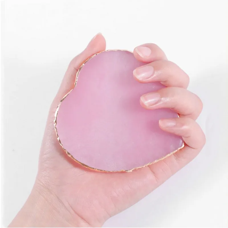 1 шт. палитра для смешивания лака полимерная Палитра дизайна ногтей золотой край