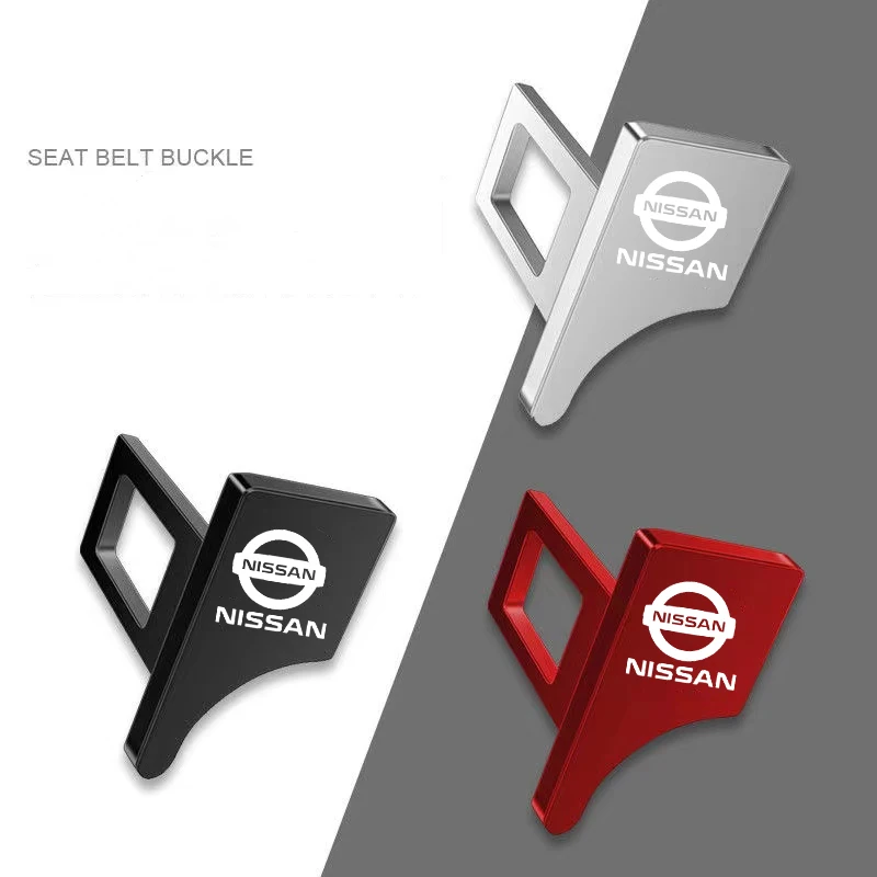 

Car Safety Buckle Clip Seat Belt Dustproof Plug Alarm Canceler Stopper For Nissan Badge Nismo Qashqai Altima Juke Car Accessorie