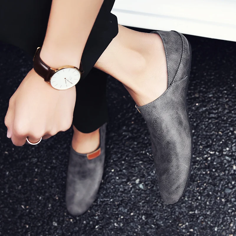 Careaymade/Мужская обувь дышащая тонкая Корейская версия обуви для вождения из мягкой