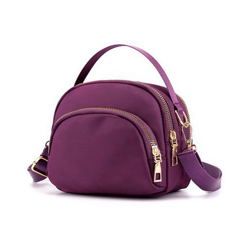

Women Mini Backpack Purse Nylon Waterproof Small Backpack For Girls Multifunctional Cross Body Fashion Bag Multi-layer