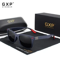 gxp retro polarized men women sunglasses square frame eyewear vintage style anti reflective uv400 protection driving glasses