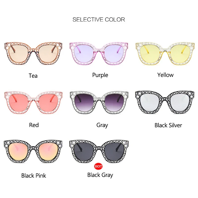 RBRARE круглые Алмазные Солнцезащитные очки женские Винтажные Мужские яркие цвета