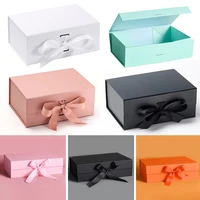 personalized color gift box luxury box rigid thick gift boxesmagnetic box gift box boite cad packaging wedding decor