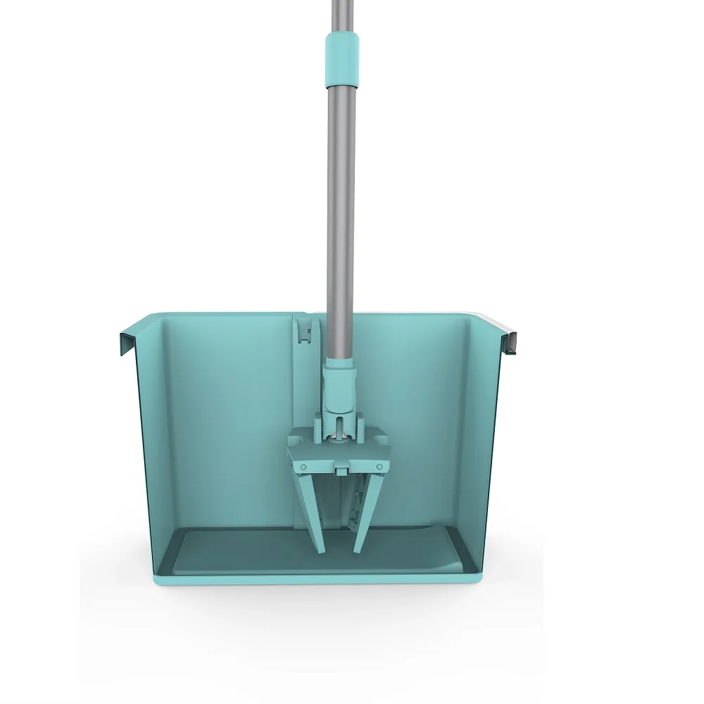 Вращающаяся Швабра-ведро Sokoltec плоская выдавливающаяся с прокладками из