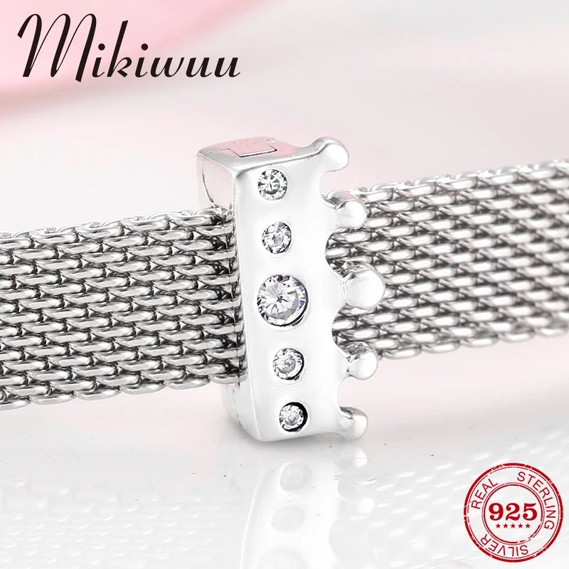 Новые бусины-зажимы с фианитами в виде королевской короны | Украшения и