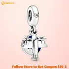 2019 Новое поступление серебряные бусины 925 пробы пропеллер кулон самолет талисманы подходят оригинальный Pandora Браслеты DIY ювелирные изделия для женщин