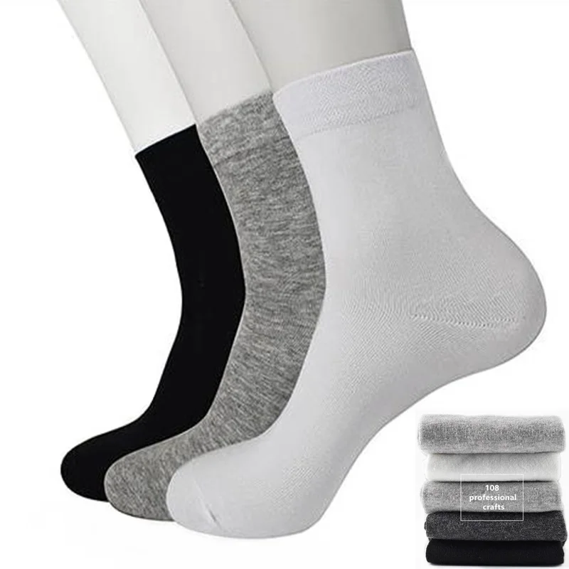 

Autumn Seven-day Deodorant Socks Men’s Sports Leisure Breathable Sweat-absorbent Business Solid Color Cotton Sock Spring 2022