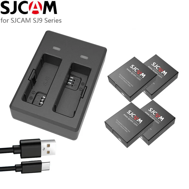 Аккумулятор SJCAM SJ9 Strike 1300 мАч литий ионные аккумуляторные батареи для MAX двойное