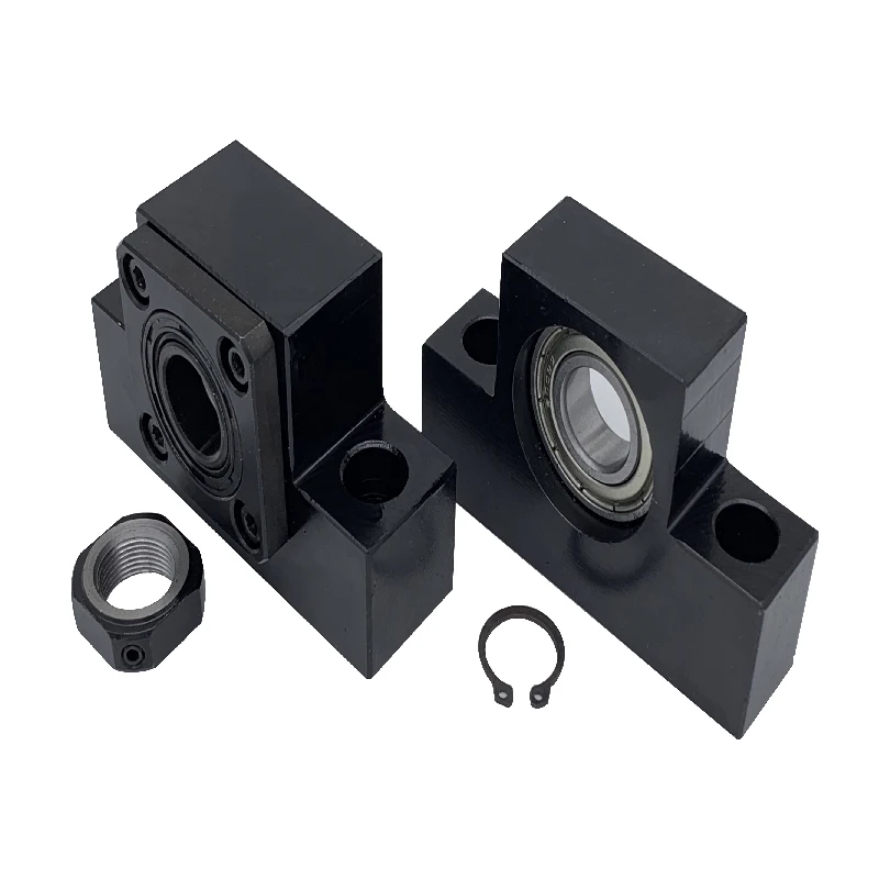 Бесплатная доставка шарикового винта Поддержка блок серии BKBF10 BKBF12 BKBF15 BKBF20 FKFF10