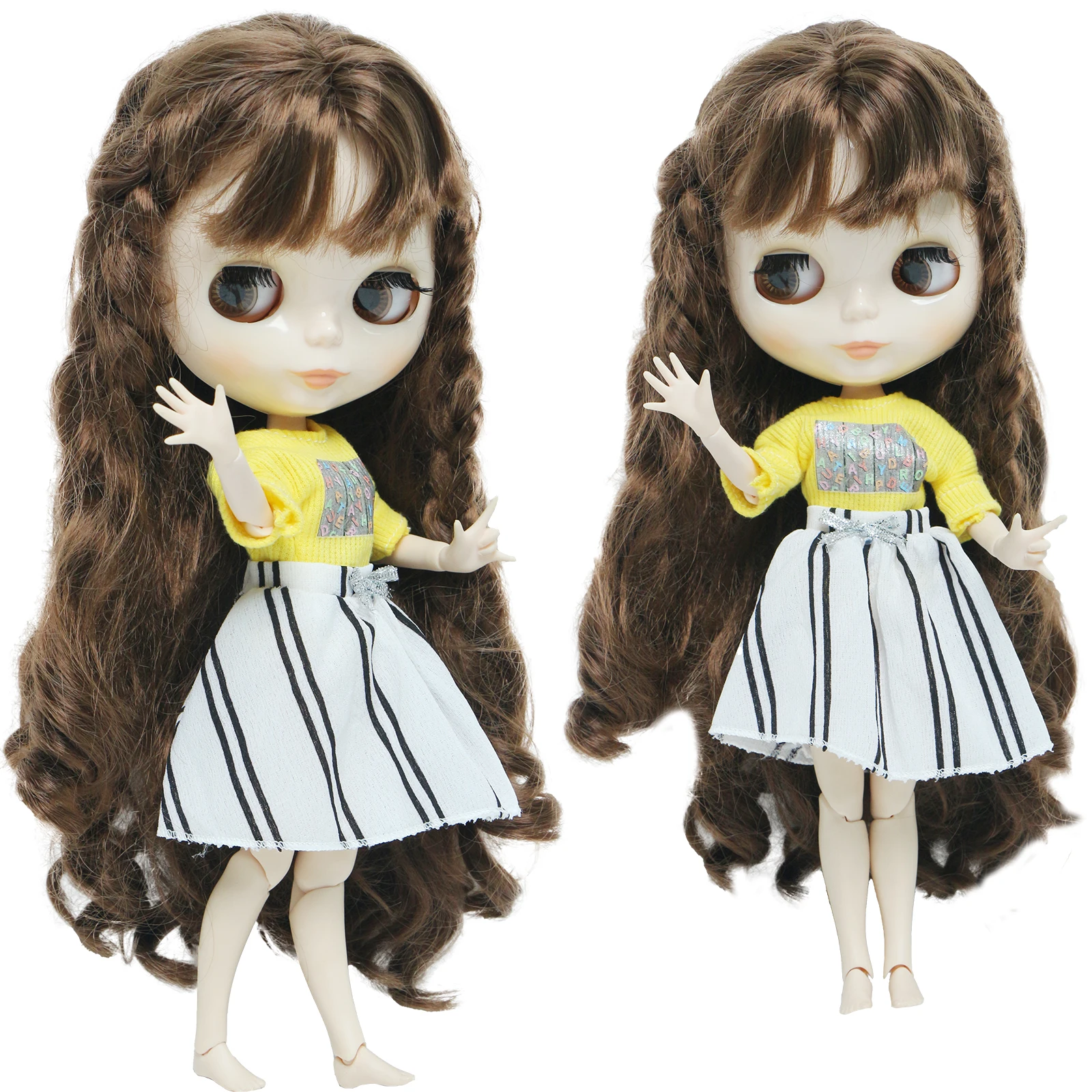 Одежда для шарнирной куклы Blythe Цветочная юбка кружевная мини-юбка размер до 30 см