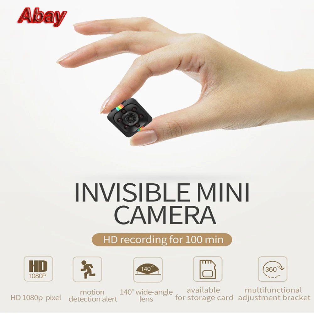 Mini Cam WIFI Camera SQ11 FULL HD 1080P Night Vision Waterproof Shell CMOS Sensor Recorder Camcorder Motion DVR Micro Video | Электроника