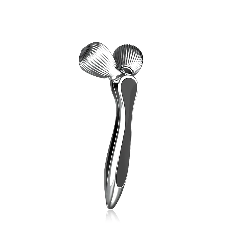 Обновленный 3D микро токовый ролик для массажа лица Вибрационный массажер