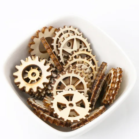 Деревянные круги для скрапбукинга 25 мм, 50 шт