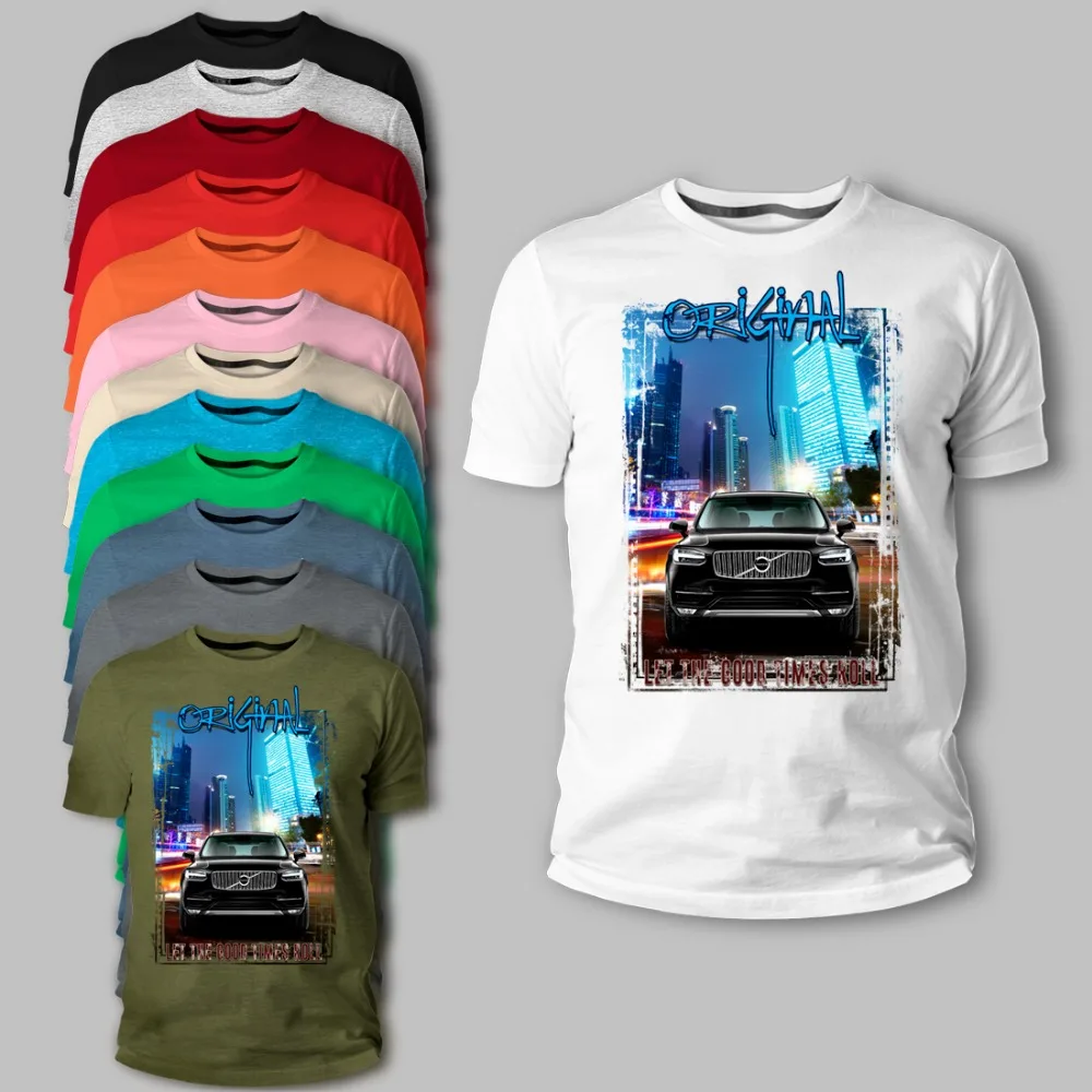 

T-Shirt Classic Swedish Car Fans Xc-90 Black Car Classic Vintage Carshot 2019 Summer Fashion Print T-Shirt Summer Style Tees