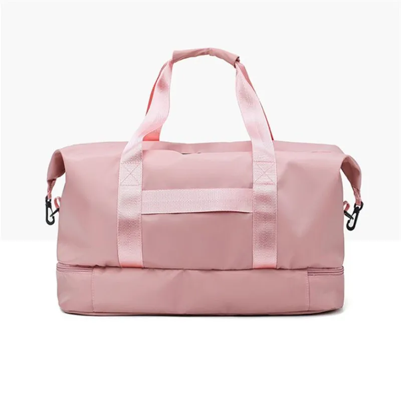 Large Capacity Travel Bag Hand Luggage Bag For Short Trips Dry And Wet Separation Sports Fitness Bag Weekend Bags Travel Storage