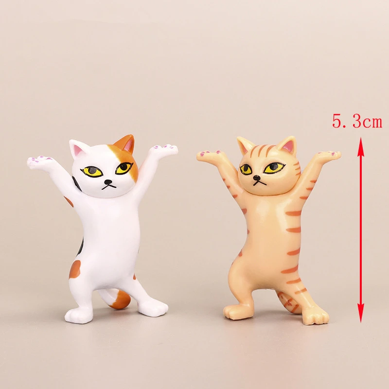 

Dancing Cat Earphone Stand For AirPods 1 2 Pro Headset Bluetoot INS Penholder Desktop Display Cute Doll Handmade Decoration