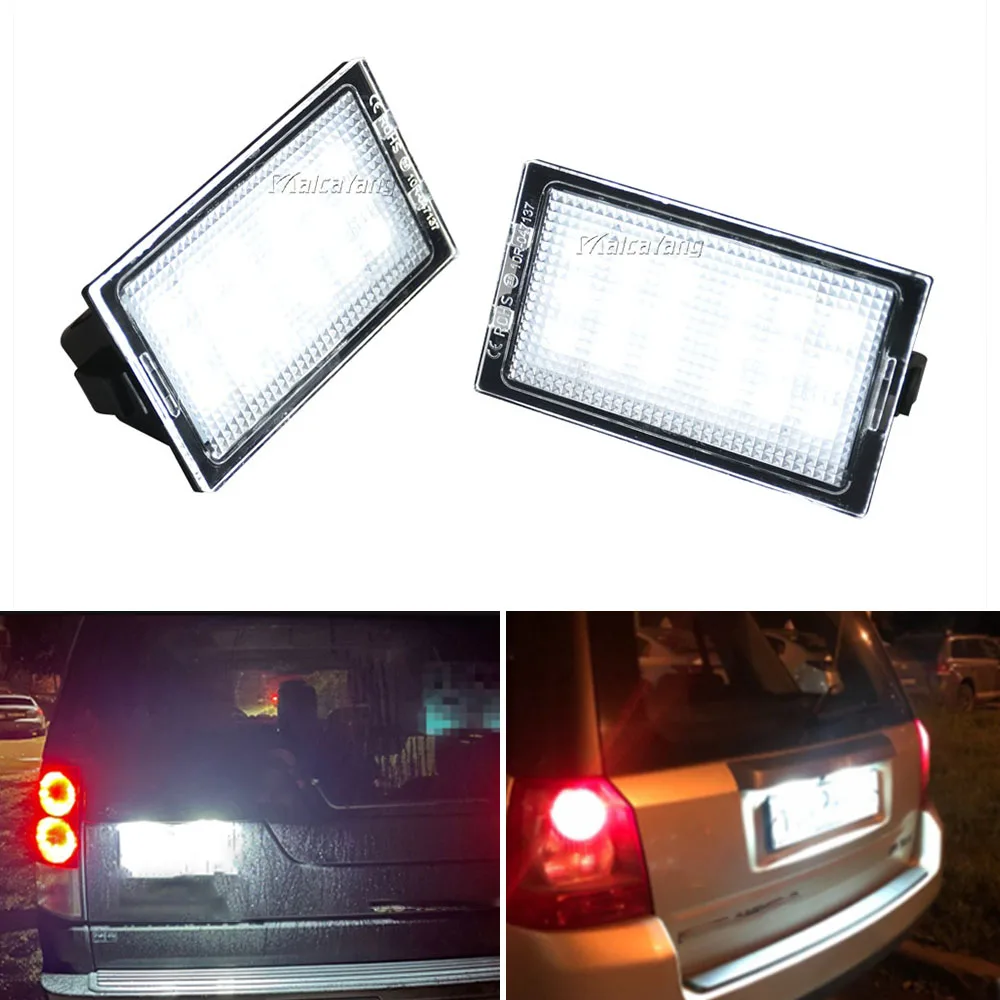 2X белые светодиодные лампы для номерного знака Land Range Rover Sport L320 Discovery 3 4 LR3 LR4 Freelander 2