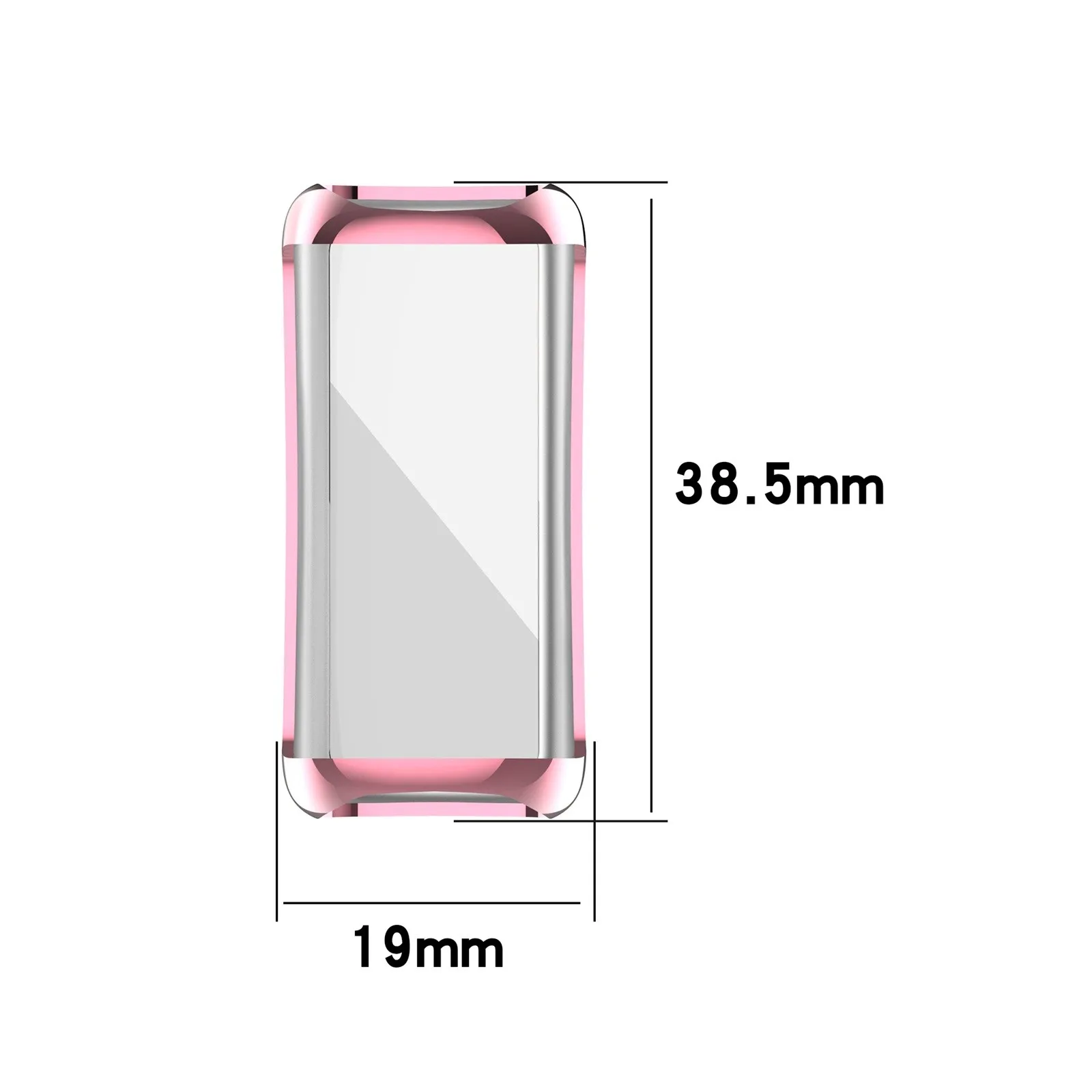 

2021 Hot! Fitbit Inspire 2 TPU Full Cover Cases Protective Bumper Case Cover For Fitbit Inspire-2 Electroplate TPU Plating