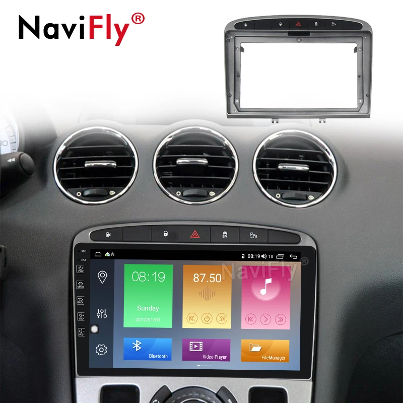Navifly Android Автомобильный GPS навигатор рамка для Peugeot 408 308 308SW 2010-2016 | Автомобили и