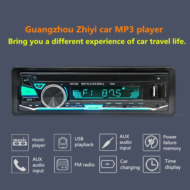 OPLAY Bluetooth автомобильный радиоприемник стерео радио FM Aux вход приемник SD USB JSD-520 12 В dash 1 din автомобильный MP3 мультимедийный плеер